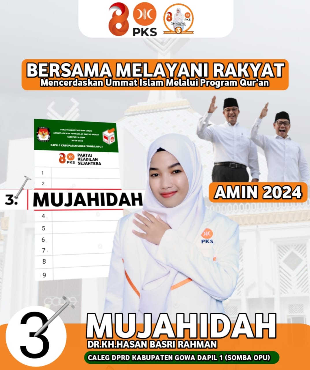 Mujahidah binti DR. KH. Hasan Basri Rahman.
