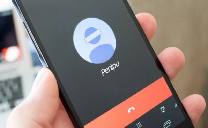 Ilustrasi penipuan via ponsel. Foto: Internet