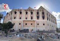 Kondisi Rumah Sakit Indonesia di Jalur Gaza, Palestina, sebelum dihantam serangan biadab penjajah di Israel di beberapa sisi bangunan. Foto: IG MER-C.