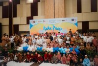 Sedekah Booster Indonesia menggelar acara buka puasa bersama anak panti di Hotel Unhas. Minggu (16/03/25)