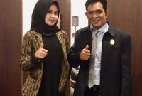 Owner PT. Super Tani Indonesia, Andi Undru Mario, bersama dengan istri.