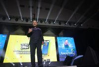 CEO ESQ Corp, Ary Ginanjar Agustian, dalam acara Milad ESQ ke-25, di ICE BSD Tangerang, Sabtu malam (24/5/2025). Dok. ESQ