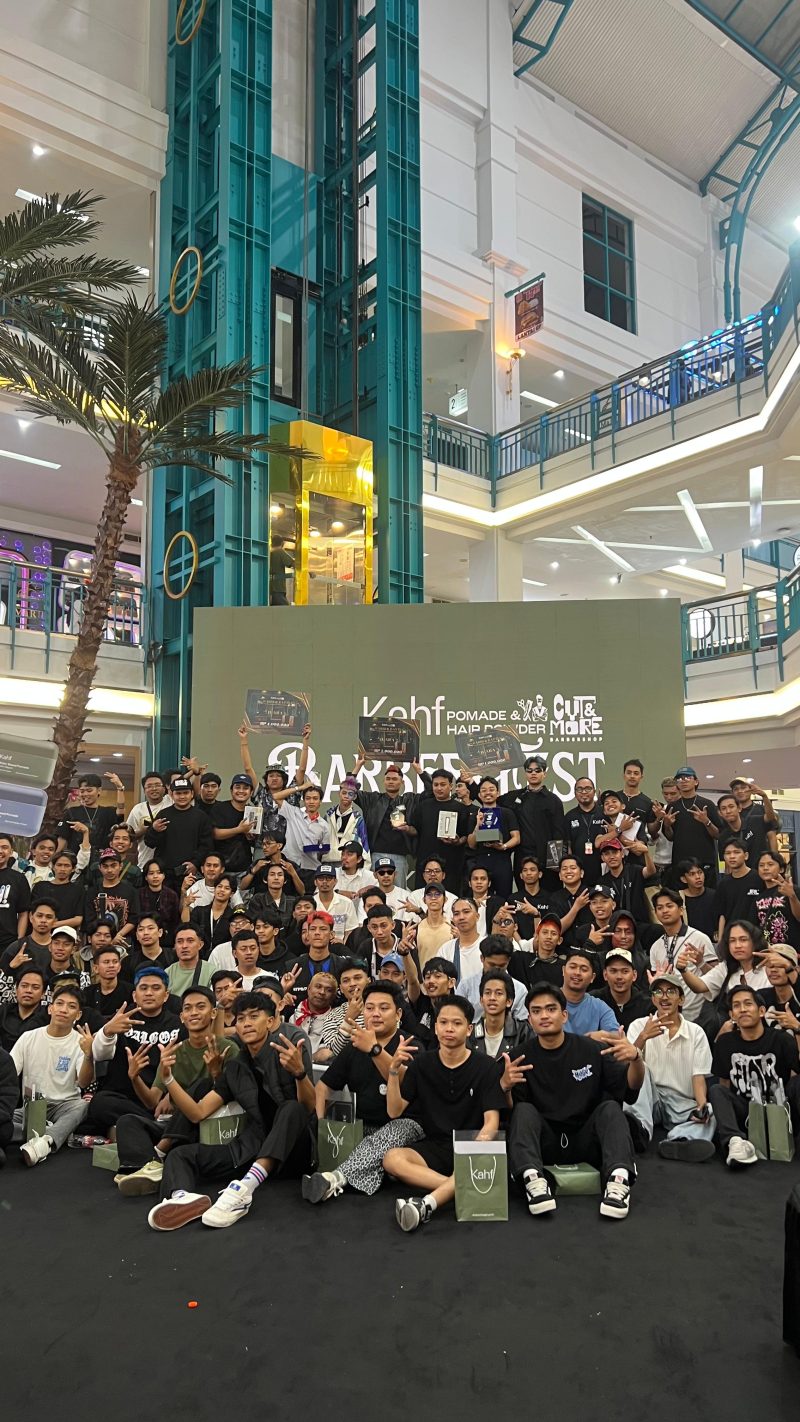 Barberfest 2025 yang sukses digelar pada Selasa, (30/07/25) di Mal Ratu Indah, Makassar. 