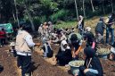 Kegiatan program Lahan Hijauan Pakan Ternak  di Desa Pattiro Deceng, Kecamatan Camba, Kabupaten Maros, pada Sabtu (9/8/2025).
