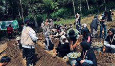 Kegiatan program Lahan Hijauan Pakan Ternak  di Desa Pattiro Deceng, Kecamatan Camba, Kabupaten Maros, pada Sabtu (9/8/2025).