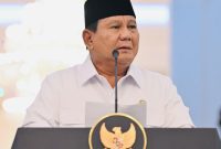 Presiden Republik Indonesia, Prabowo Subianto.  Foto: www.setneg.go.id