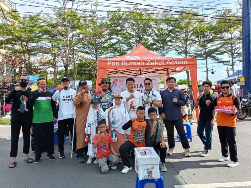 FUIB Sulsel dan Rumah Zakat Sulsel berkolaborasi untuk kemerdekaan Palestina.