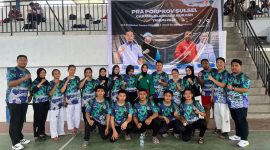 Atlet Cabang Olahraga (Cabor) Kurash Kota Makassar.