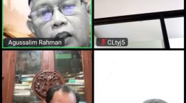 Webinar pengelolaan zakat yang diadakan Sekolah Kepemimpinan Zakat.